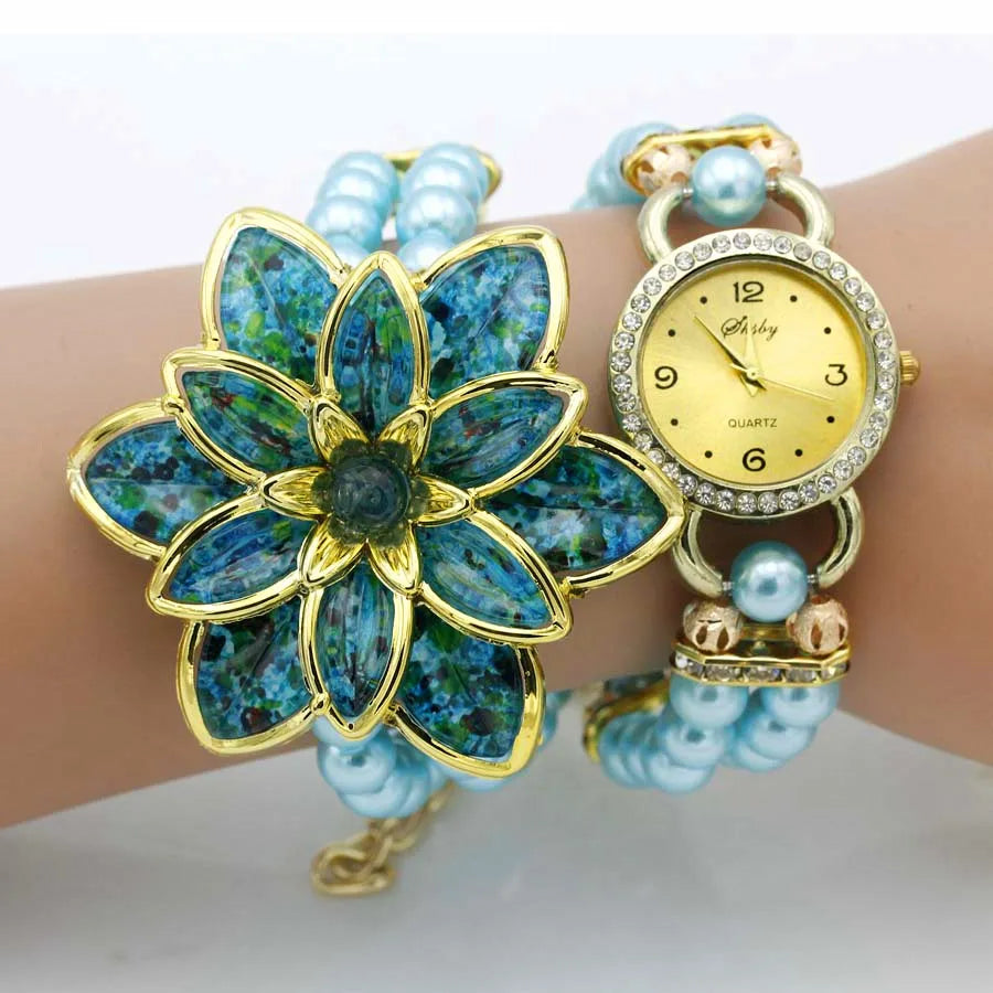 FASHION Petals Flower Women Watches