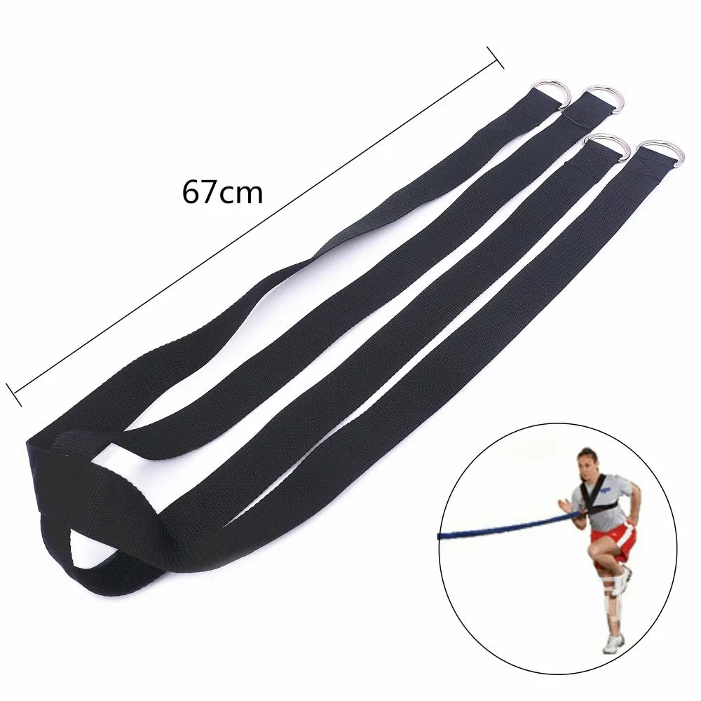 Resistance Bungee Band with Adjustable Neoprene Belt for Running Training Workout Speed