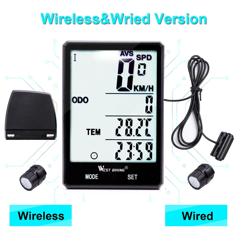 Wireless Cycling Speedometer