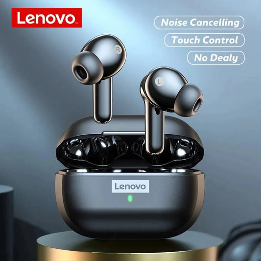 Headphones Waterproof Sport + Noise Reduction Earbuds with Mic | Original Lenovo LP1S