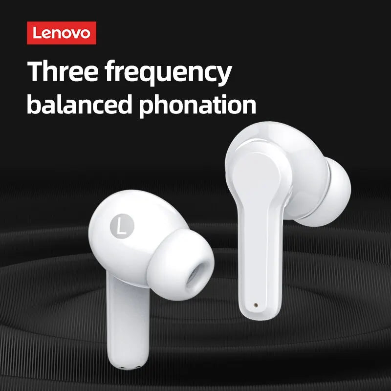 Headphones Waterproof Sport + Noise Reduction Earbuds with Mic | Original Lenovo LP1S