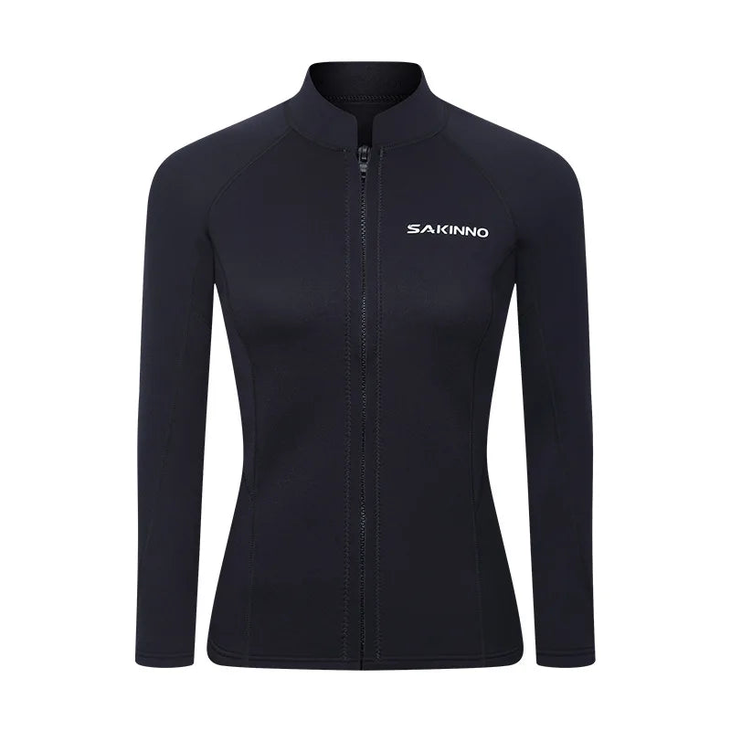 Neoprene Long Sleeve Split Wetsuit Jacket for Men & Women