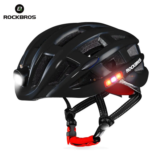 Bicycle Light Helmet Waterproof + USB Charge Intergrally-molded